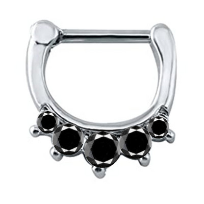 1 buc Cz din oțel inoxidabil Septum Clicker Aripi de aur Piercing nas Inel Cercei Helix Cartilaj Cercei Septum Piercing Bijuterii Corp