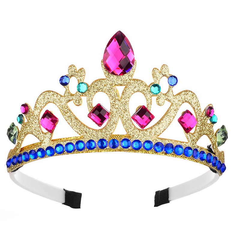 Nauji nuimami karūnos princesės gimtadienio plaukų aksesuarai nuotakos vestuvių karūna Vaikų gimtadienio vakarėlis vestuvių karūnos dovana