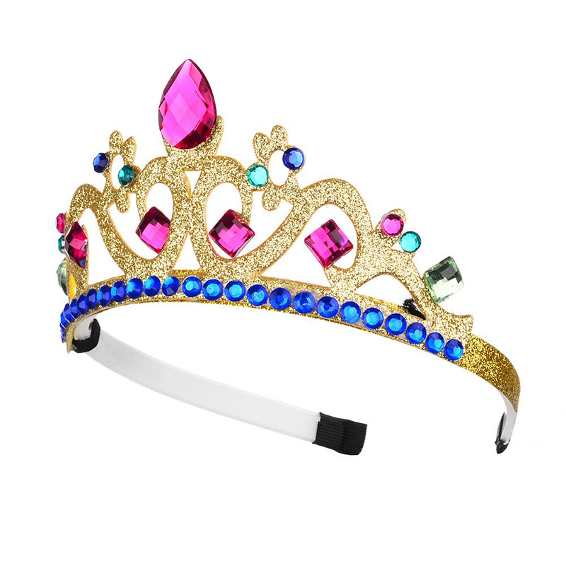 Nauji nuimami karūnos princesės gimtadienio plaukų aksesuarai nuotakos vestuvių karūna Vaikų gimtadienio vakarėlis vestuvių karūnos dovana
