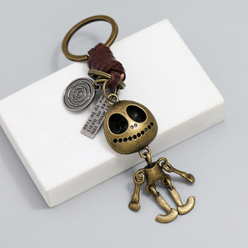 Vintage κοσμήματα αποκριάτικο δώρο Skull Skeleton Charm Μπρελόκ αυτοκινήτου Ανδρικά και γυναικεία σακίδιο πλάτης Κρεμαστό μπρελόκ Αξεσουάρ μόδας