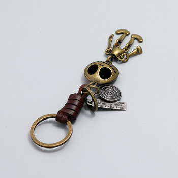 Vintage κοσμήματα αποκριάτικο δώρο Skull Skeleton Charm Μπρελόκ αυτοκινήτου Ανδρικά και γυναικεία σακίδιο πλάτης Κρεμαστό μπρελόκ Αξεσουάρ μόδας