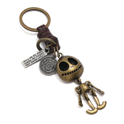 Bijuterii de epocă Cadou de Halloween Craniu schelet Breloc mașină Bărbați și femei Rucsac Breloc Pandantiv Accesorii de modă