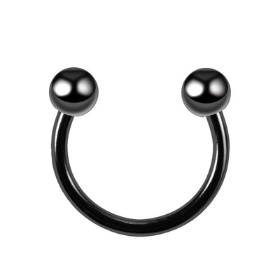 10 buc/lot cercei cu cerc de titan inel pentru nas Piercing pentru sept bară ureche cartilaj tragus helix buză BCR bijuterii cu mreană circulară 16G