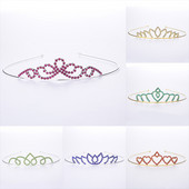 Tiara de Cristal Printesa Copii Fete Mireasa Bal de nastere Coroana de nunta Accesorii de par Bijuterii