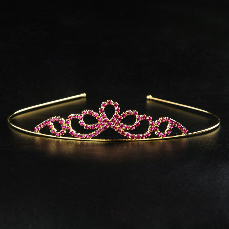 Tiara de Cristal Printesa Copii Fete Mireasa Bal de nastere Coroana de nunta Accesorii de par Bijuterii