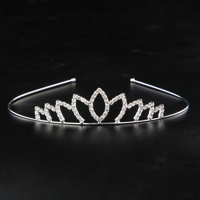 Tiara de Cristal Printesa Copii Fete Mireasa Bal de nastere Coroana de nunta Accesorii de par Bijuterii