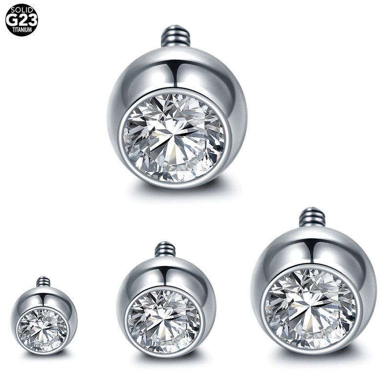 5 buc titan, filet intern și extern, piercing pentru piercing pentru piercing, bilă, buză, sprânceană, nas, limbă, ureche, tragus, burtă