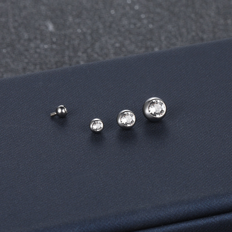 5 buc titan, filet intern și extern, piercing pentru piercing pentru piercing, bilă, buză, sprânceană, nas, limbă, ureche, tragus, burtă