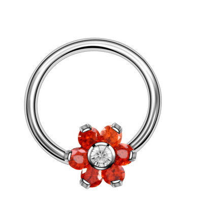 1PC G23 Cristal de titan Inele de mărgele captive Inele pentru nas Inele pentru cartilajul urechii Piercing pentru buze CBR Bijuterii sexy pentru corp 16g