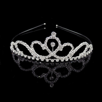 Κορεάτικη Απλή Πριγκίπισσα Rhinestone Headband Νυφικό στέμμα Γάμου Γυναικεία Μοντελοποίηση Φωτογραφία Αξεσουάρ κεφαλής χορού χορού Μαλλιά Jewe