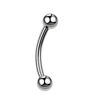 10 buc/lot piercing din titan pentru sprâncene, banane, curbat, barbelă, inel pentru buze, cercei strâns Daith Helix, piercing pentru tragus pentru cartilaj, 16G
