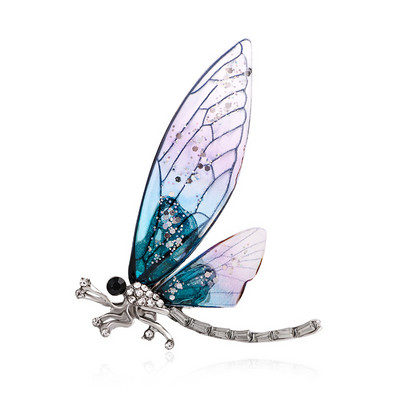 Moda Insecte Retro Picurare Ulei Libelula Corsaj Strass Albină Doamnă Broșă Cristal Pin Accesorii pentru Femei