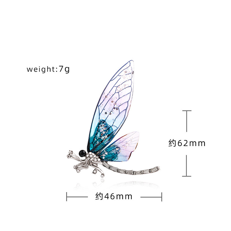 Moda Insecte Retro Picurare Ulei Libelula Corsaj Strass Albină Doamnă Broșă Cristal Pin Accesorii pentru Femei