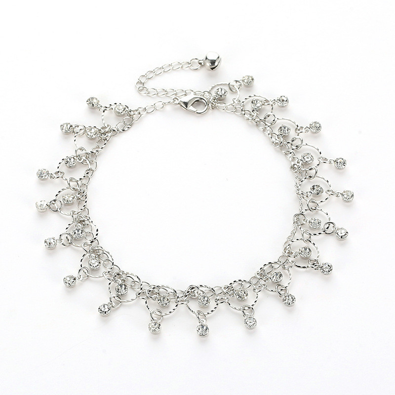 Huitan glezne vintage cu flori pentru femei, desculțe, accesorii de plajă, delicate, versatile, pentru fete, cu ciucuri, lanțuri pentru glezne, bijuterii cadou