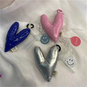 Breloc coreeană simplu umplut piersică pandantiv inimă design feminin pandantiv ghiozdan breloc mașină original cuplu accesorii dragoste