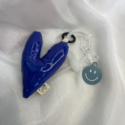 Breloc coreeană simplu umplut piersică pandantiv inimă design feminin pandantiv ghiozdan breloc mașină original cuplu accesorii dragoste