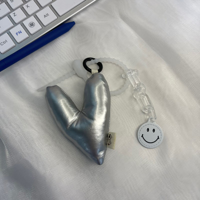 Breloc coreeană simplu umplut piersică pandantiv inimă design feminin pandantiv ghiozdan breloc mașină original cuplu accesorii dragoste