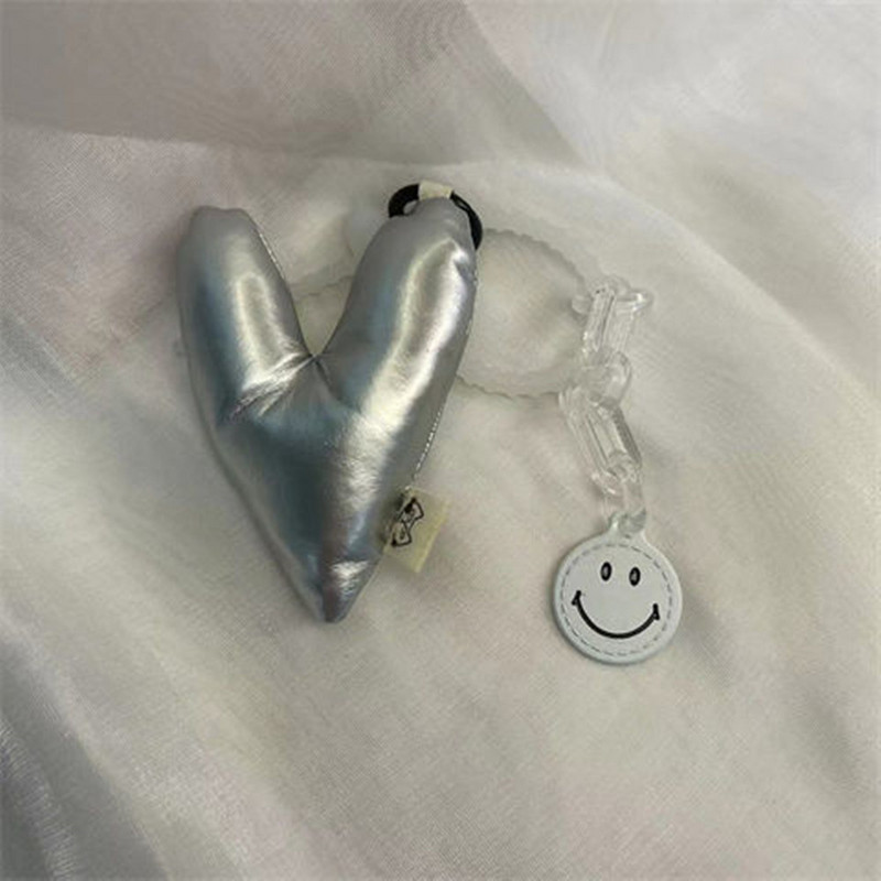 Breloc coreeană simplu umplut piersică pandantiv inimă design feminin pandantiv ghiozdan breloc mașină original cuplu accesorii dragoste