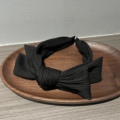 Coreeană New Fashion Femei Bentiță Big Bowknot Hairband Casual Elegant Headwear Turban de primăvară Accesorii pentru păr laterale late