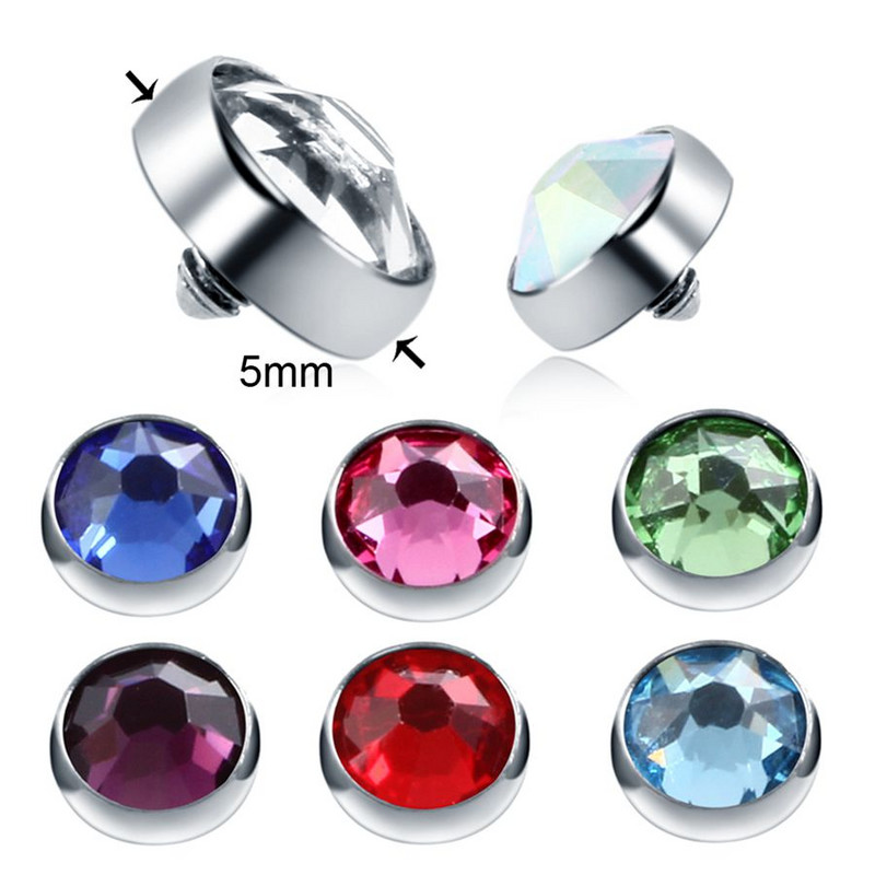 8 buc/lot G23 titan mixt bijuterie dermală ancoră top piercing skinner scafandru implant cap ascuns în piele dermal body piercing bijuterii