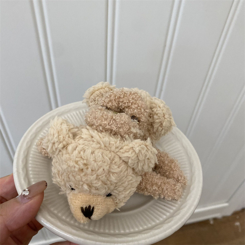 Toamnă și iarnă desene animate urs de pluș gheare de păr de moda coreeană fată drăguță agrafă de păr crab accesorii de păr pentru femei