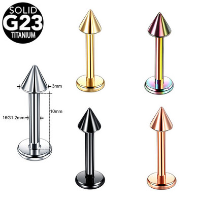 5 buc. Titan Labret Helix Tragus Piercing Clip fals pe nas Inele Stud Cercei nariz Cartilage Septum Inele Piercing Bijuterii