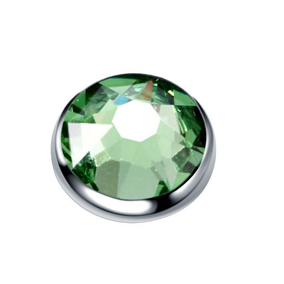 10 kom/lot Titanium Piercing Mikro Dermalno sidro Vrh Okrugli dragulj Skin Diver Implant Skin Diver ukrašen draguljima Hide in Skin Dodatak za tijelo Nakit