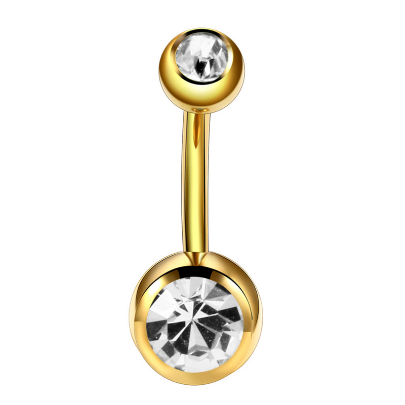 10 buc/lot titan Bare pentru buric Piercing CZ Inel pentru buric Ombligo Nombril Bijuterii pentru corp Cercei pentru buric Piercing Inel pentru buric sexy