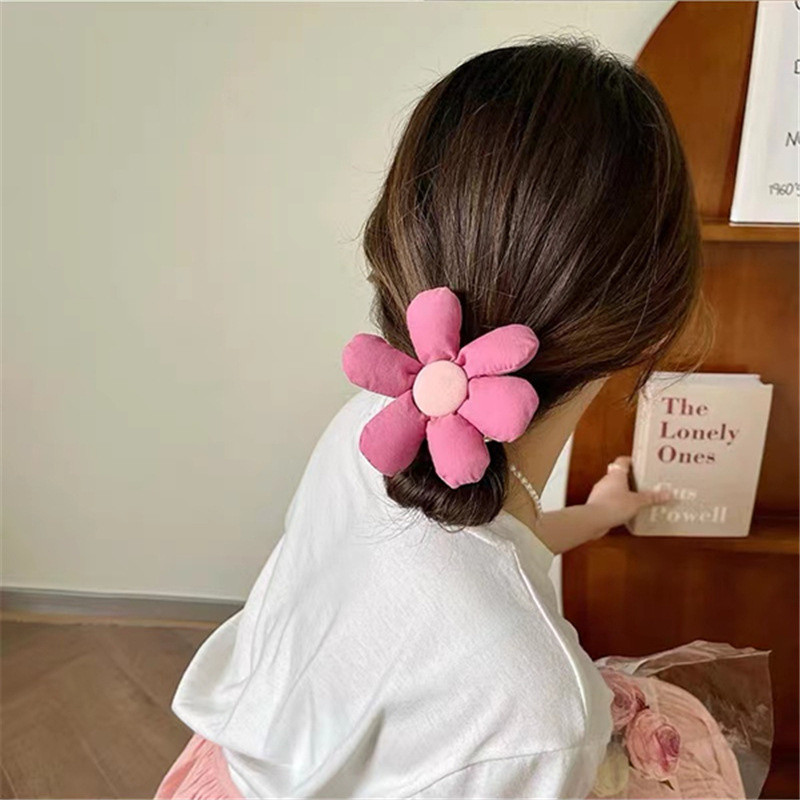 Moda coreeană 2022 de vară, țesătură, flori, scronchies pentru fete, drăguțe, frânghii de păr, dulci, banda de cauciuc, inel de păr, accesorii de păr pentru femei