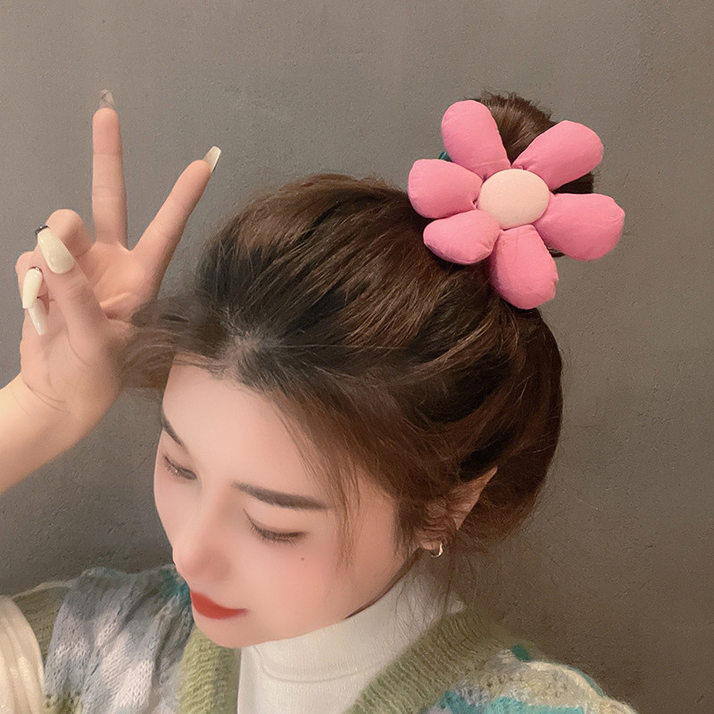 Moda coreeană 2022 de vară, țesătură, flori, scronchies pentru fete, drăguțe, frânghii de păr, dulci, banda de cauciuc, inel de păr, accesorii de păr pentru femei