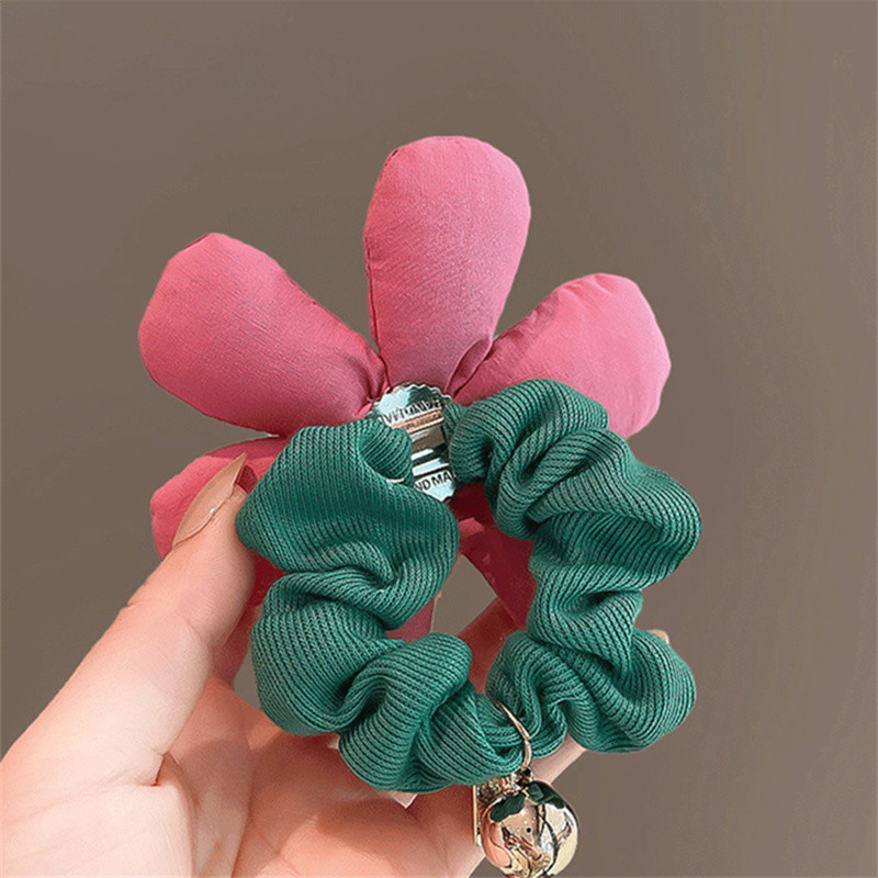 Moda coreeană 2022 de vară, țesătură, flori, scronchies pentru fete, drăguțe, frânghii de păr, dulci, banda de cauciuc, inel de păr, accesorii de păr pentru femei