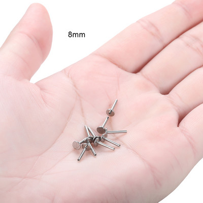 10 buc/lot G23 titan Push-in Labret Lip Bar ureche Tragus cercei de înlocuire Flat Bar fără fir Labret Post Bijuterii pentru corp 16G