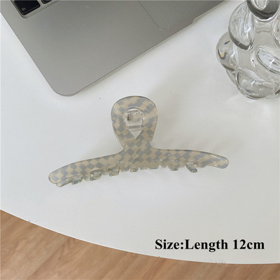 Coreeană Nouă Modă Galben Albastru În carouri Acetat Gheara Păr Dulce Drăguță Fată Crab Clip Păr Femei Accesorii pentru păr