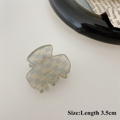 Coreeană Nouă Modă Galben Albastru În carouri Acetat Gheara Păr Dulce Drăguță Fată Crab Clip Păr Femei Accesorii pentru păr