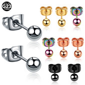 2 buc/lot G23 titan închizătoare tip fluture push ureche tragus helix piercing punk ureche cercei piercing moda fete bijuterii