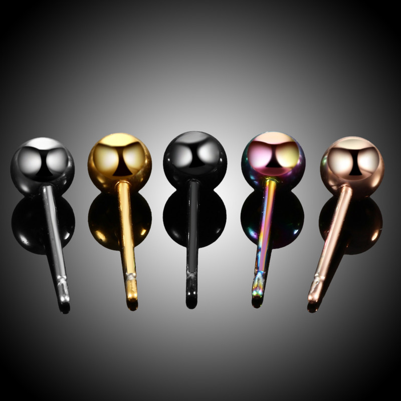 2 buc/lot G23 titan închizătoare tip fluture push ureche tragus helix piercing punk ureche cercei piercing moda fete bijuterii