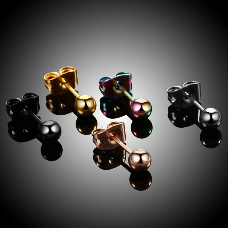 2 buc/lot G23 titan închizătoare tip fluture push ureche tragus helix piercing punk ureche cercei piercing moda fete bijuterii