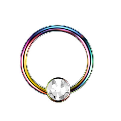 1PC G23 titan cu bijuterie plată CBR Ball BCR Helix Piercing Septum Piercing Inele pentru nas Labret Inele pentru buze Piercing Bijuterii pentru corp 16G