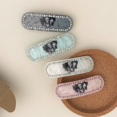 2022 la modă, drăguț, pisici jucăușe, cu stras, acetat, clemă de primăvară, clemă pentru breton, pentru fete, agrafe simple, accesorii de păr pentru femei