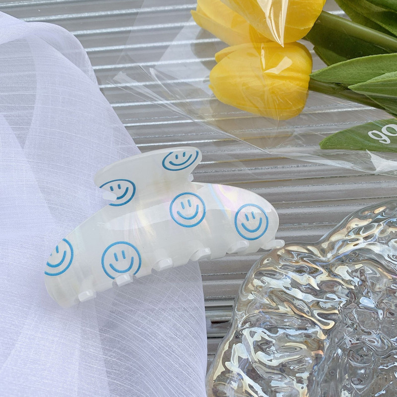 New Trend Lalele Agrafă Sweet Smiley Face Crab Agrafă Love Shark Clip Femei Accesorii Păr Coafă