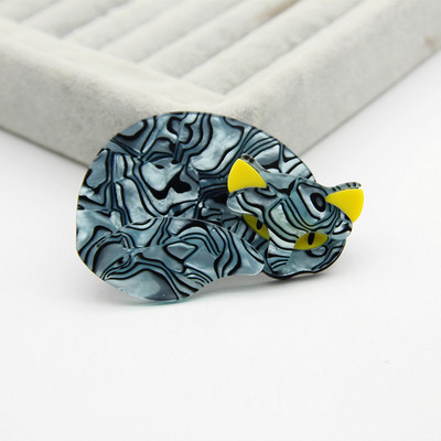 Broșe de vulpe acrilice colorate pește oaie pentru femei Broșe cu animale mari și drăguțe de pisică Ace de rever Moda 2021 Colecții de broșe Cadouri