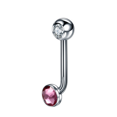 10 buc/lot bijuterie de cristal de titan Christina piercing cu capotă verticală floare vagin piercing genital inele sexy pentru buze piercing bijuterii