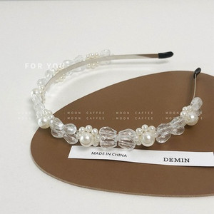 Fflacell Coreea de epocă cataramă metalică negru alb catifea Houndstooth grilă agrafă bentiță pentru fete temperament accesorii de păr