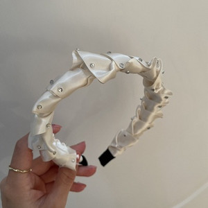 Fflacell Coreea de epocă cataramă metalică negru alb catifea Houndstooth grilă agrafă bentiță pentru fete temperament accesorii de păr