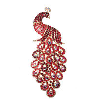 Broșă cu stras albastru pentru femeie banchet de lux bijuterii nunta accesorii vestimentare