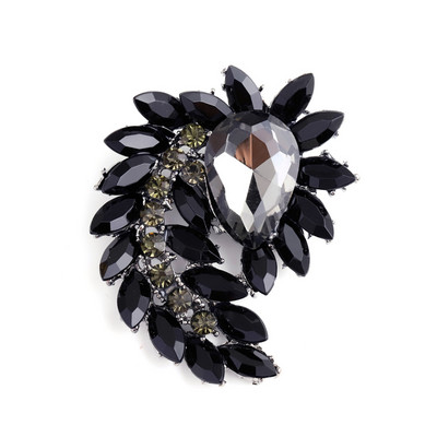 Broșă mare din cristal Morkopela, broșe și ace de petrecere, broșă pentru rochie de mireasă, accesorii de bijuterii