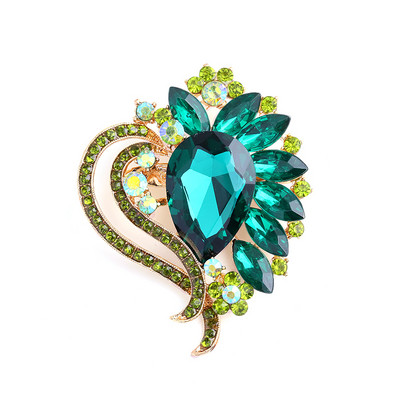 Broșă mare din cristal Morkopela, broșe și ace de petrecere, broșă pentru rochie de mireasă, accesorii de bijuterii