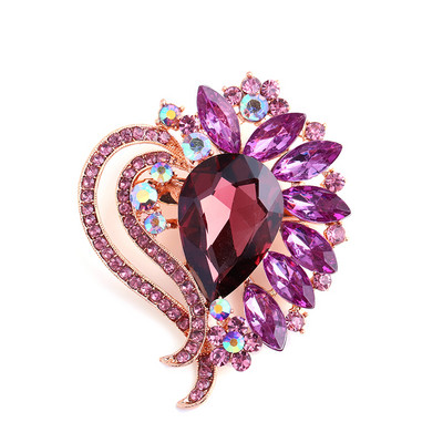 Broșă mare din cristal Morkopela, broșe și ace de petrecere, broșă pentru rochie de mireasă, accesorii de bijuterii