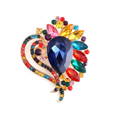 Broșă mare din cristal Morkopela, broșe și ace de petrecere, broșă pentru rochie de mireasă, accesorii de bijuterii