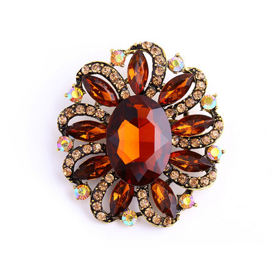 Broșă mare din cristal Morkopela, broșe și ace de petrecere, broșă pentru rochie de mireasă, accesorii de bijuterii